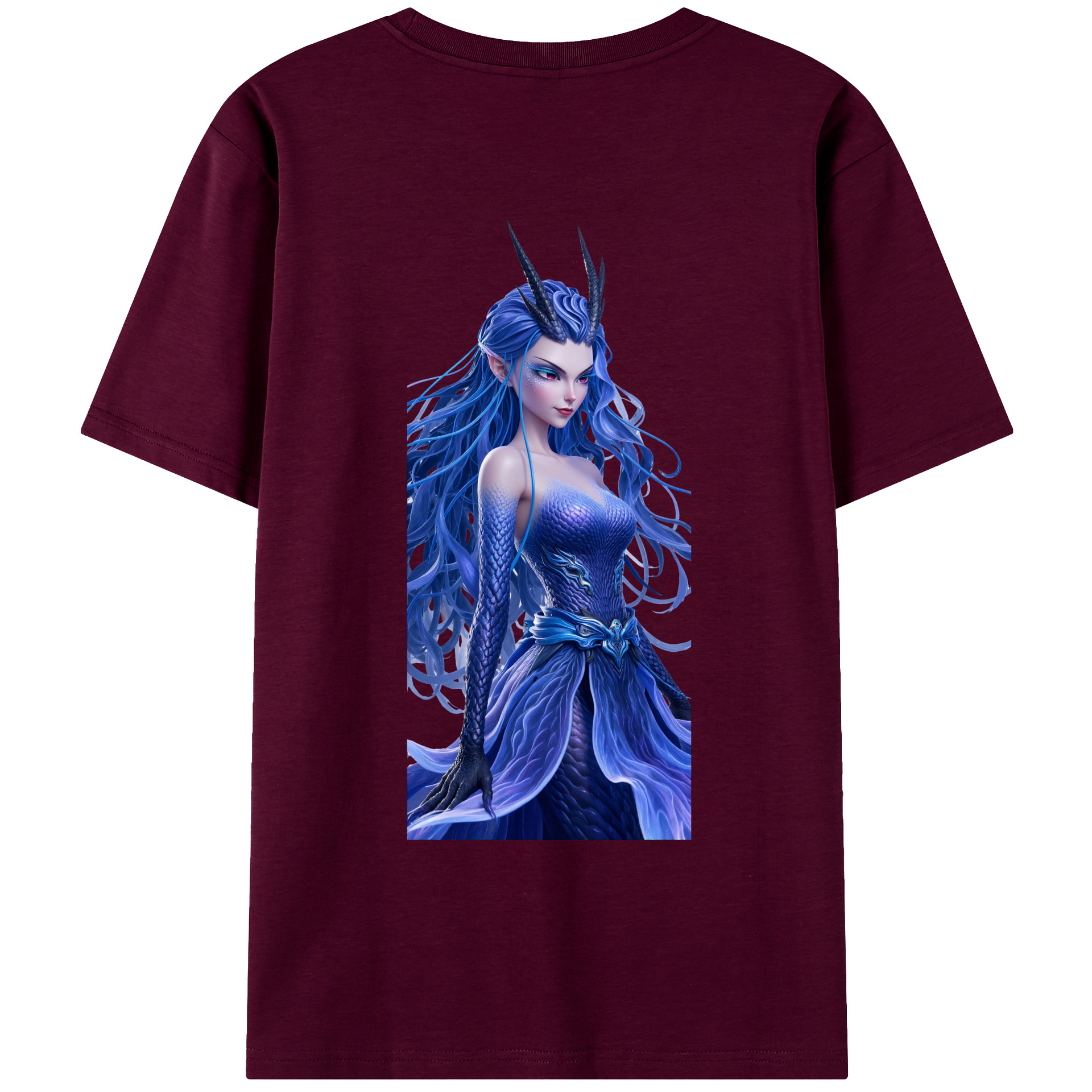（画像用） Ne Zha 2 ナタ 魔童の大暴れ レディース半袖Tシャツ(バックプリント)
